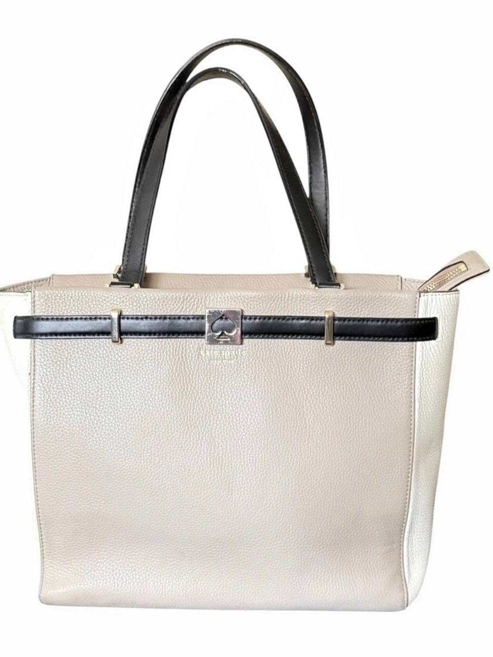 Kate Spade New York Houston Street Leo Bag Tote 100% Cow Leather New